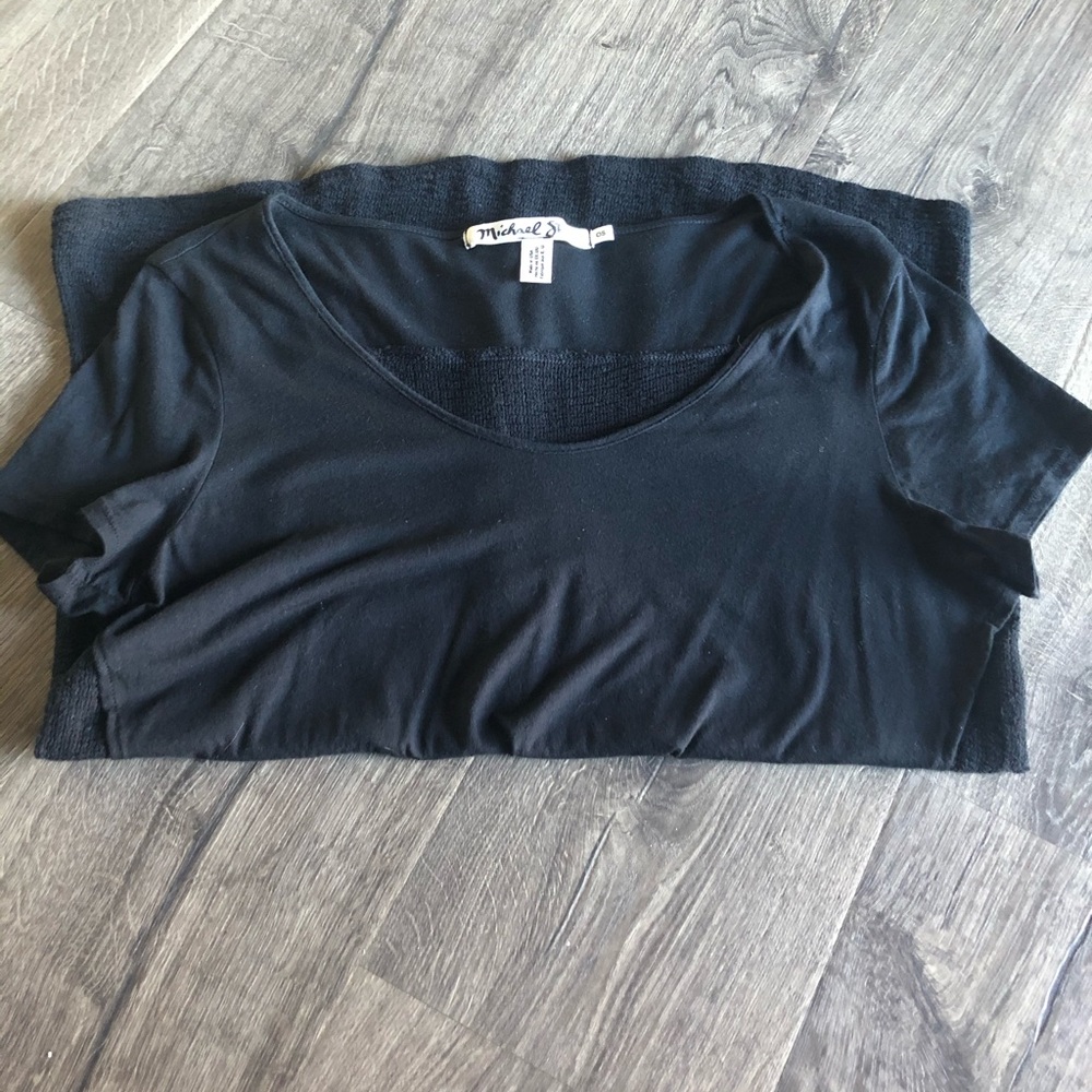 NWOT Michael Stars OS Black Top